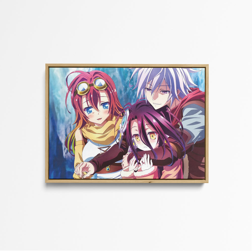 Tableau No Game No Life Sourires Et Etreintes