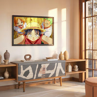 Tableau One Piece Chapeau Et Sourires