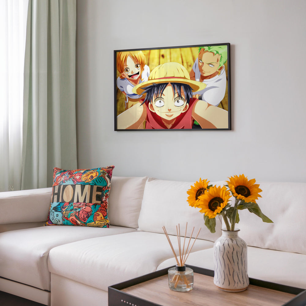 Tableau One Piece Chapeau Et Sourires
