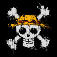 Tableau One Piece Crane Chapeau Paille