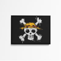 Tableau One Piece Crane Chapeau Paille