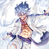 Tableau One Piece Eclair Enrage Puissant