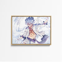 Tableau One Piece Eclair Enrage Puissant