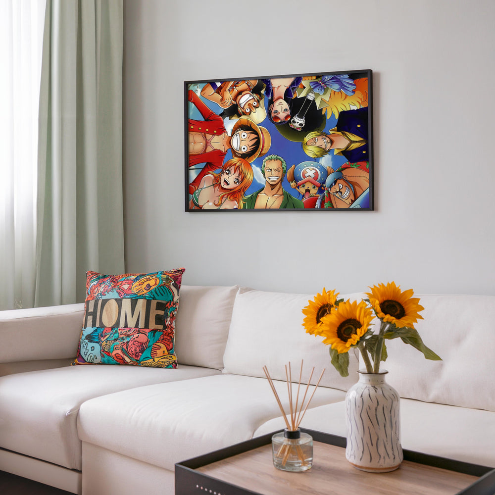 Tableau One Piece Groupe Joyeux Pirate