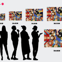 Tableau One Piece Groupe Joyeux Pirate