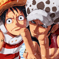 Tableau One Piece Personnages Sous La