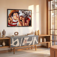Tableau One Piece Personnages Sous La