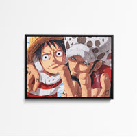 Tableau One Piece Personnages Sous La