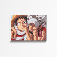 Tableau One Piece Personnages Sous La