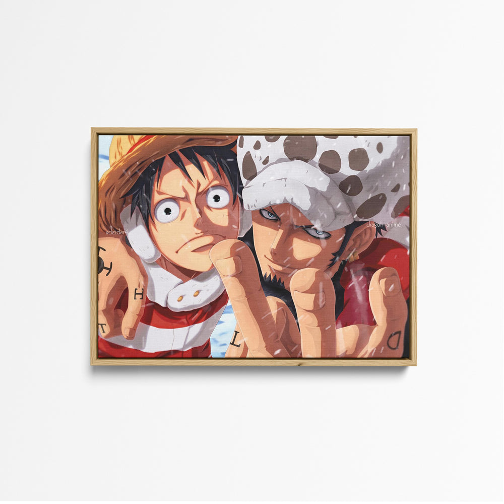 Tableau One Piece Personnages Sous La