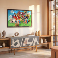 Tableau One Piece Pirates Aventureux Courant