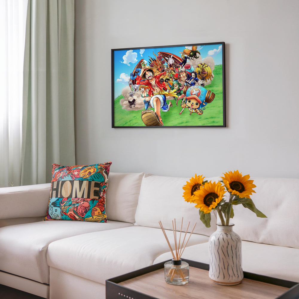 Tableau One Piece Pirates Aventureux Courant