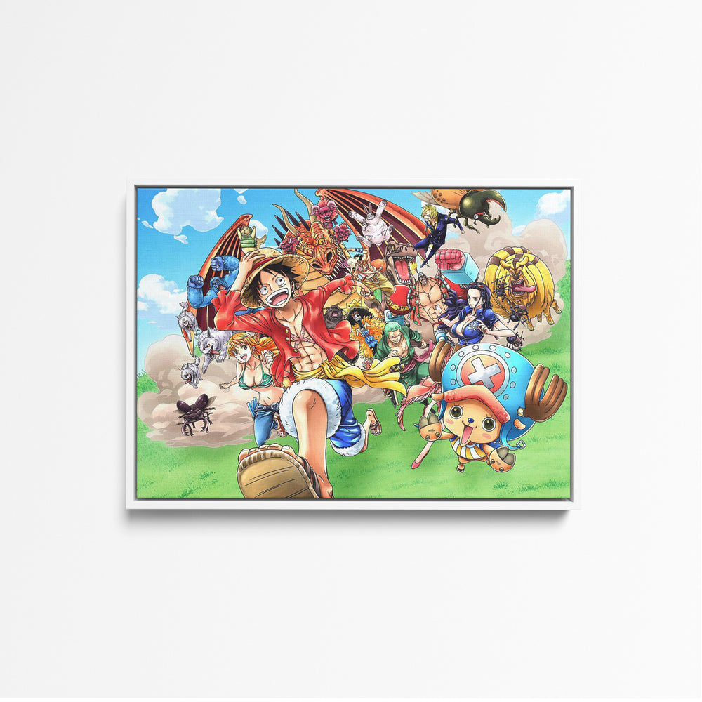 Tableau One Piece Pirates Aventureux Courant