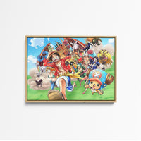 Tableau One Piece Pirates Aventureux Courant