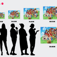 Tableau One Piece Pirates Aventureux Courant