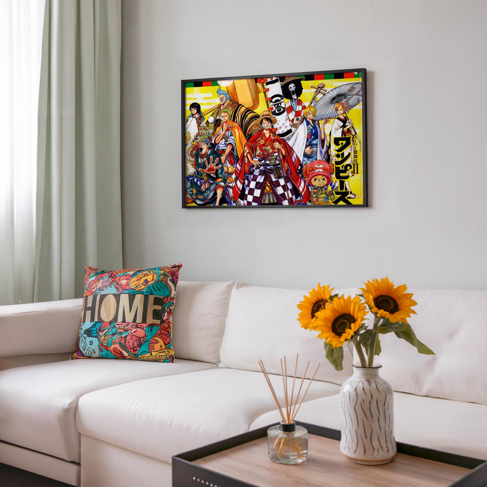 Tableau One Piece Pirates En Kimonos