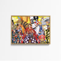 Tableau One Piece Pirates En Kimonos
