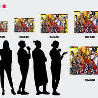 Tableau One Piece Pirates En Kimonos