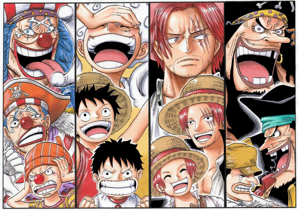 Tableau One Piece Pirates Sourires Varies