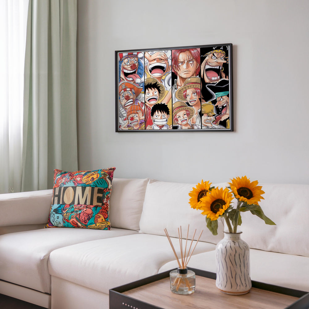 Tableau One Piece Pirates Sourires Varies