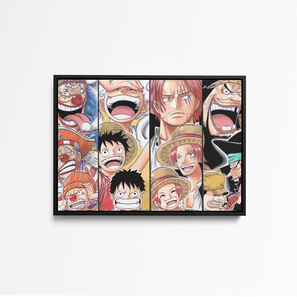 Tableau One Piece Pirates Sourires Varies