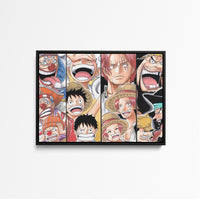 Tableau One Piece Pirates Sourires Varies