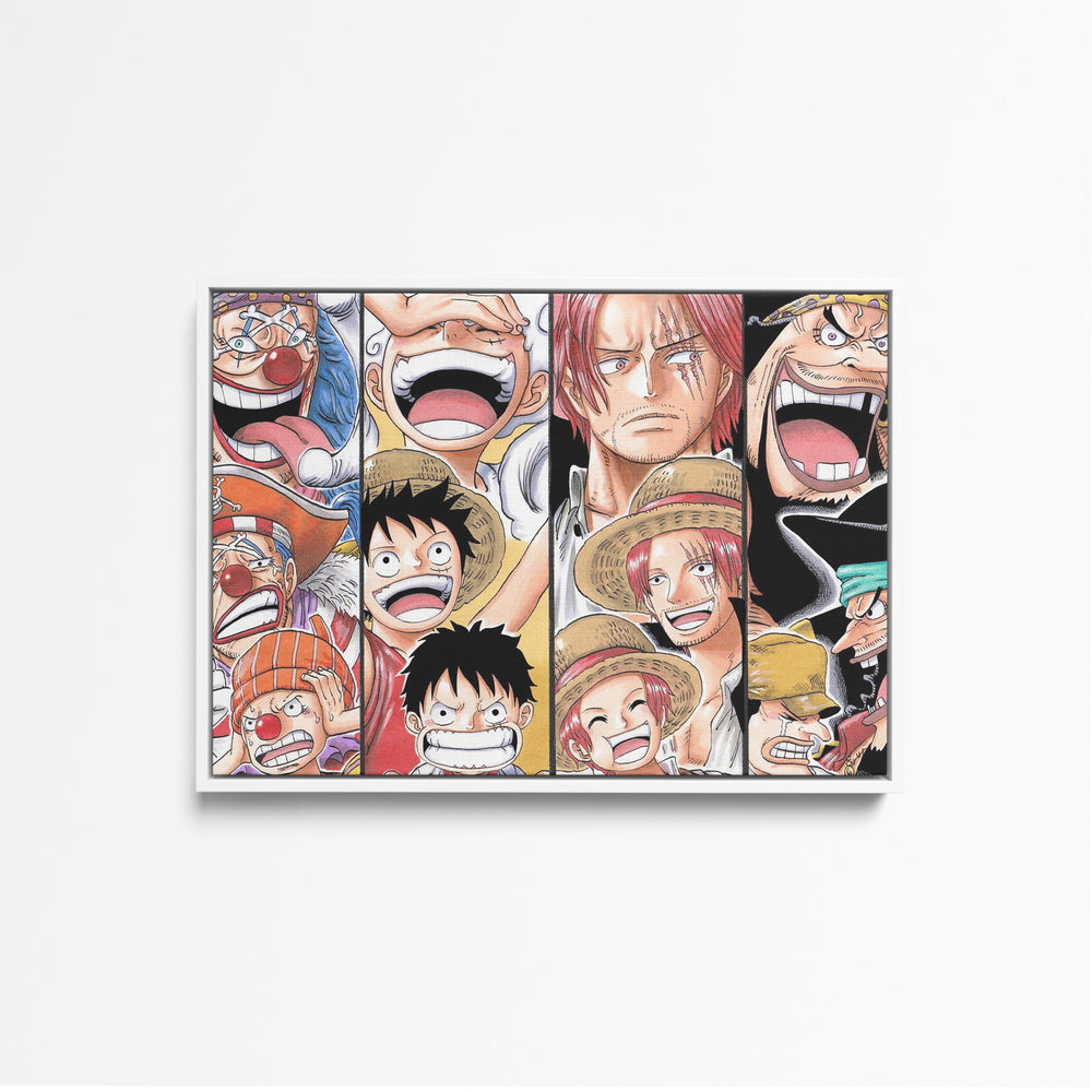 Tableau One Piece Pirates Sourires Varies