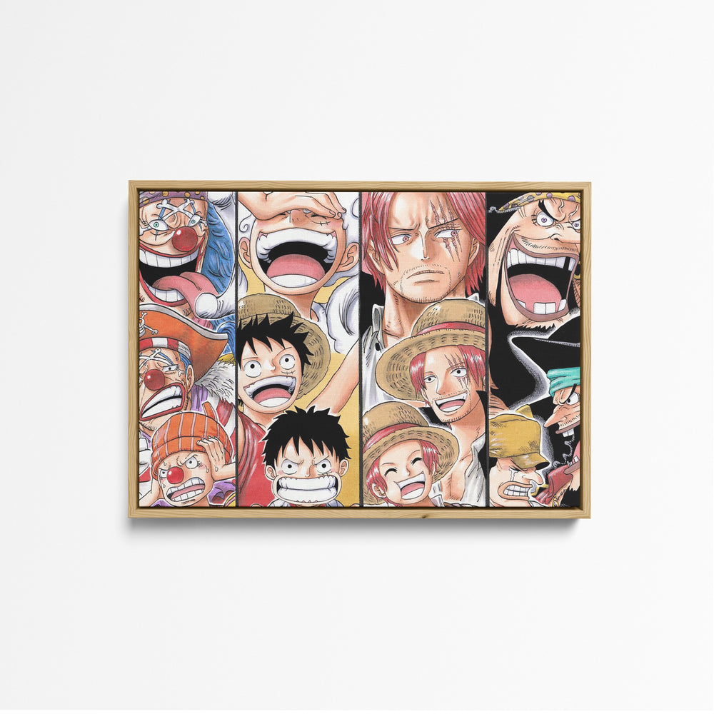 Tableau One Piece Pirates Sourires Varies