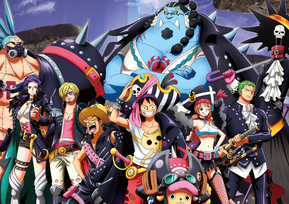 Tableau One Piece Pirates Unis Ensemble