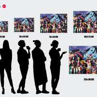Tableau One Piece Pirates Unis Ensemble
