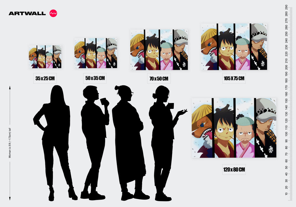 Tableau One Piece Quatuor Determine Aventure