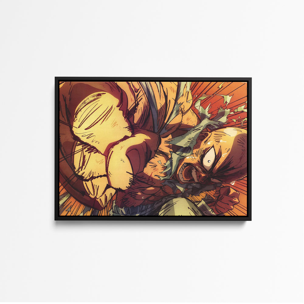 Tableau One Punch Man Coup Poing Puissant 1