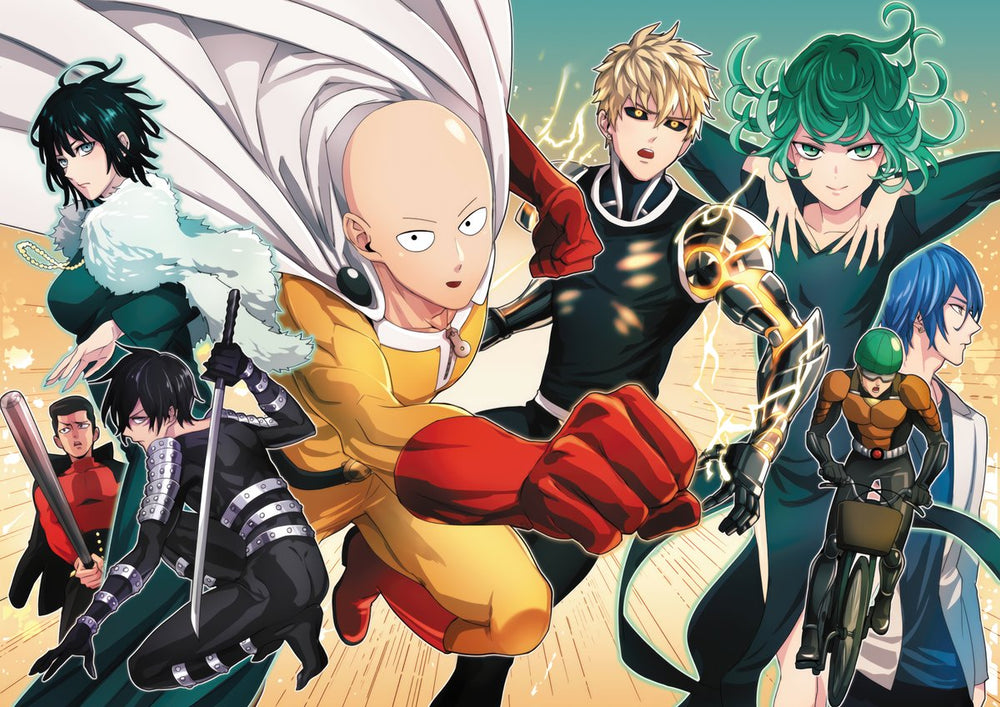 Tableau One Punch Man Heros En Action