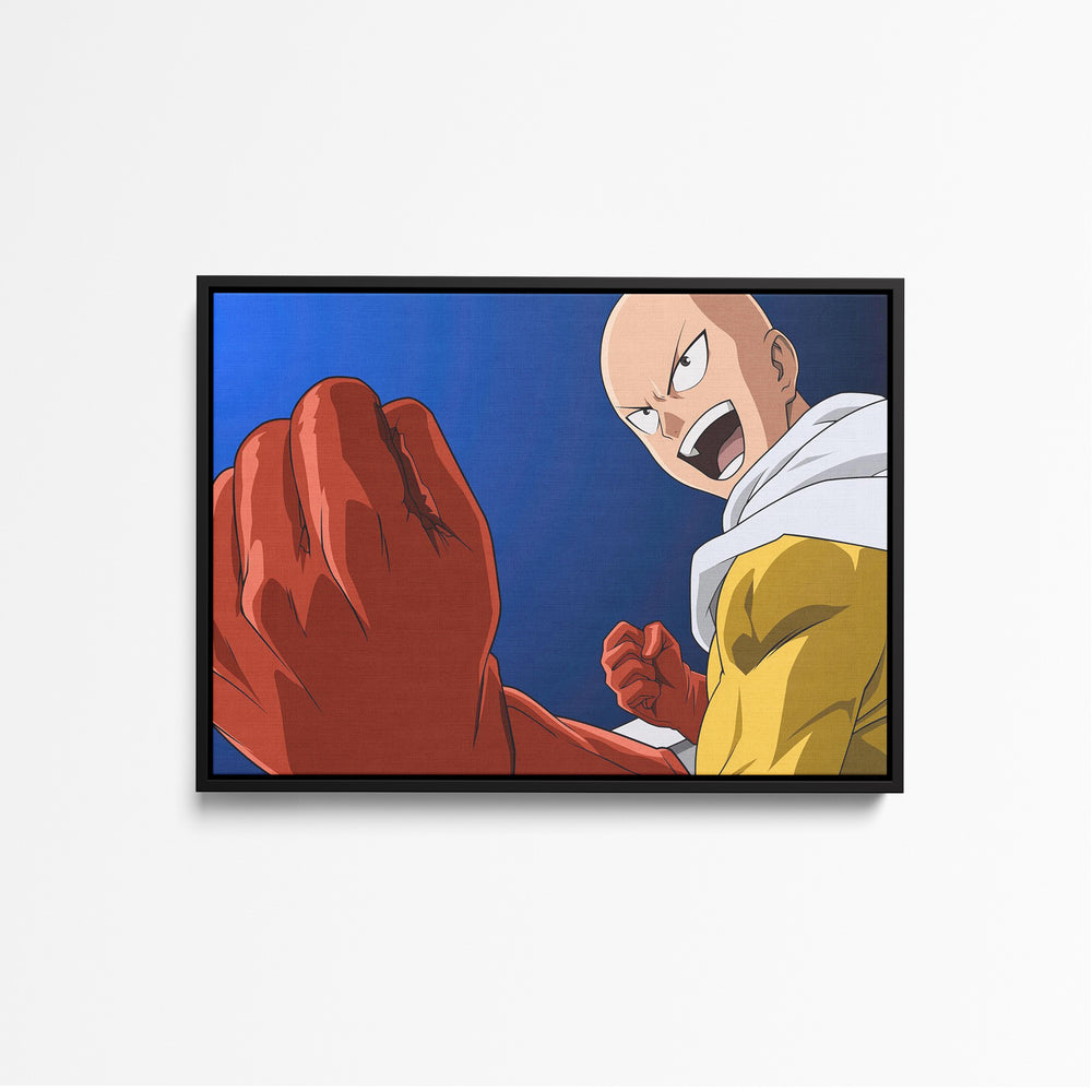 Tableau One Punch Man Heros Poing Serre