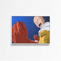 Tableau One Punch Man Heros Poing Serre
