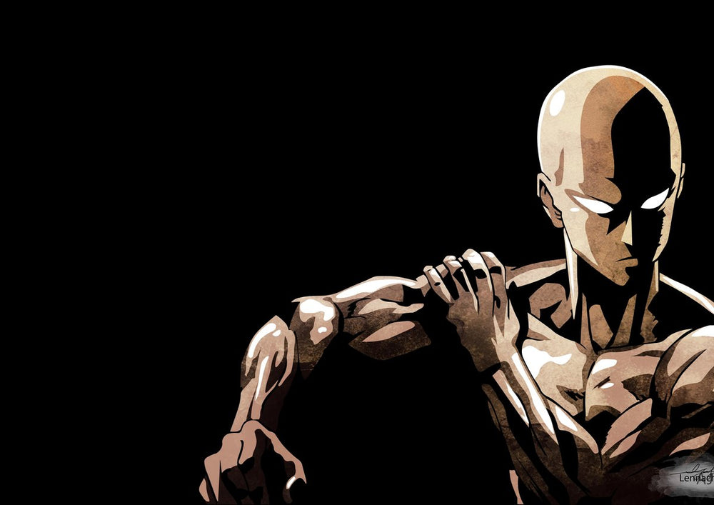 Tableau One Punch Man Personnage Serein Muscle