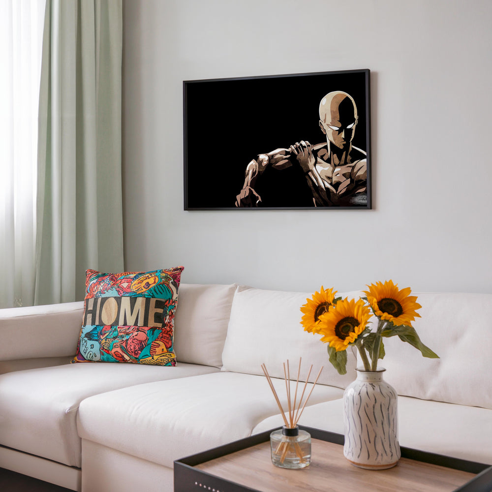 Tableau One Punch Man Personnage Serein Muscle