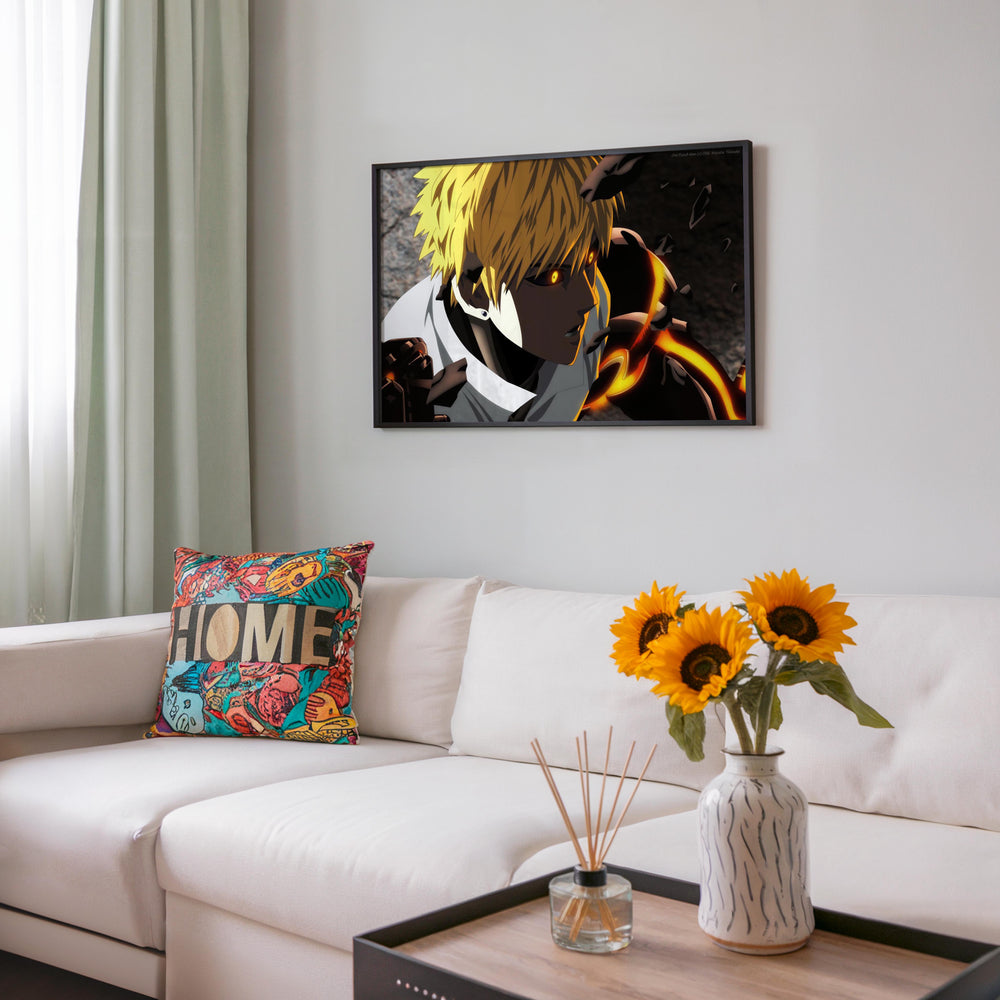 Tableau One Punch Man Puissance Incandescente