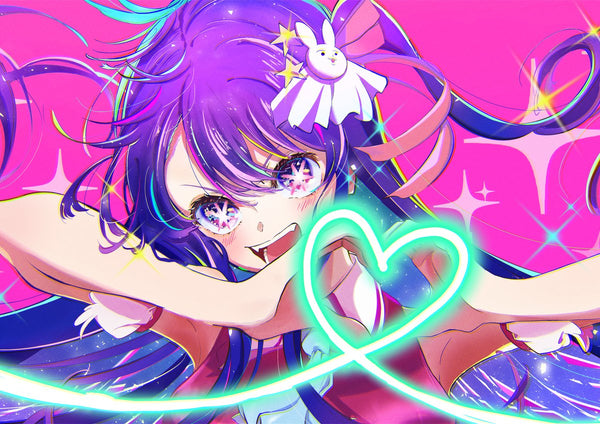 Tableau Oshi No Ko Coeur Etincelant Fantaisie