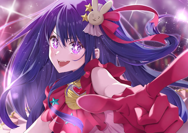 Tableau Oshi No Ko Idole Souriant Etoile