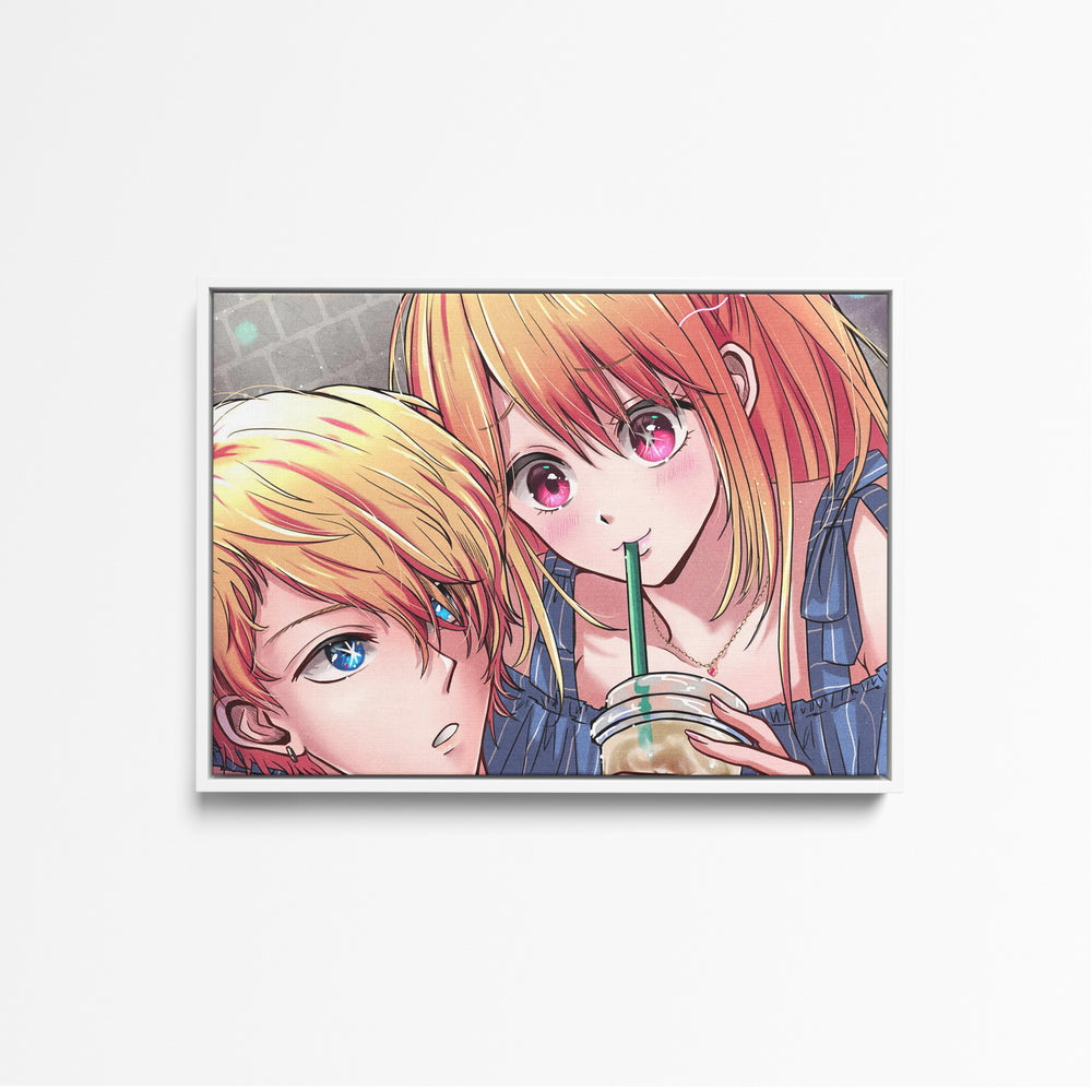 Tableau Oshi No Ko Partage Boisson Amoureuse