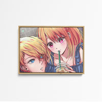 Tableau Oshi No Ko Partage Boisson Amoureuse