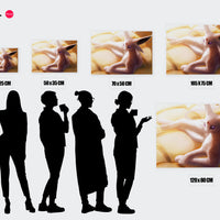Tableau Pokemon Chat Mystique Lumineux