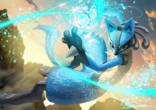 Tableau Pokemon Creature Energetique Magique