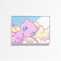 Tableau Pokemon Creature Rose Celeste