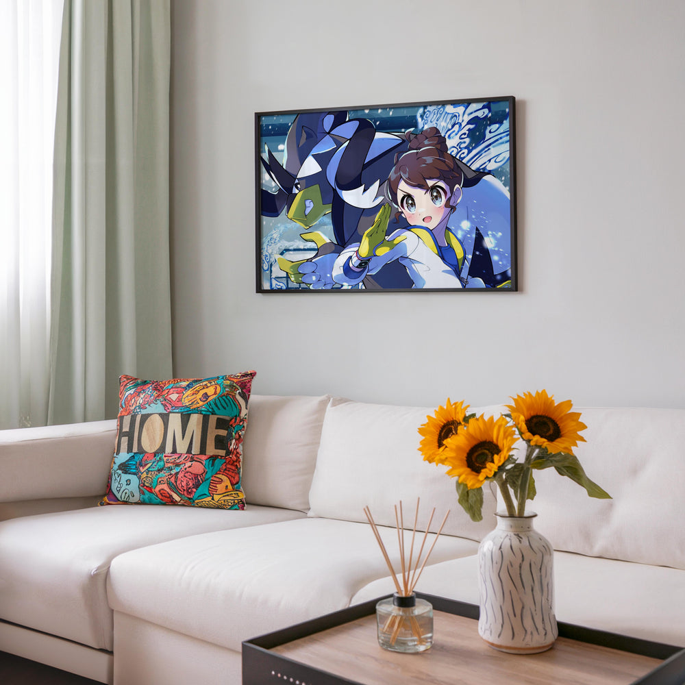 Tableau Pokemon Duo Dynamique Aquatique
