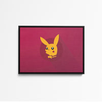 Tableau Pokemon Pikachu Elegant Minimaliste