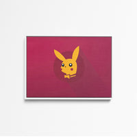 Tableau Pokemon Pikachu Elegant Minimaliste