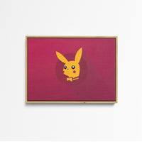 Tableau Pokemon Pikachu Elegant Minimaliste