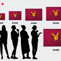 Tableau Pokemon Pikachu Elegant Minimaliste